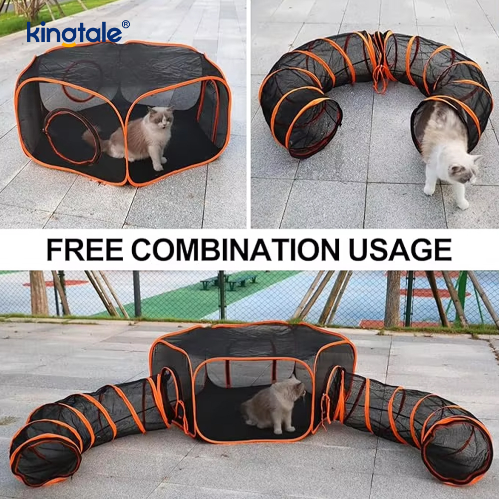 애완 동물 고양이 터널 튜브 고양이 장난감 접이식