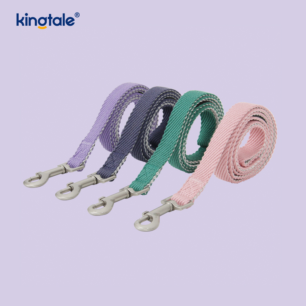 개인화된 OEM/ODM 인쇄 패턴 개 하네스 칼라 가죽끈 세트