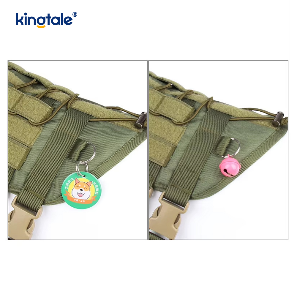 주문을 받아서 만들어진 큰 조끼 메시 통기성 조정가능한 개 마구