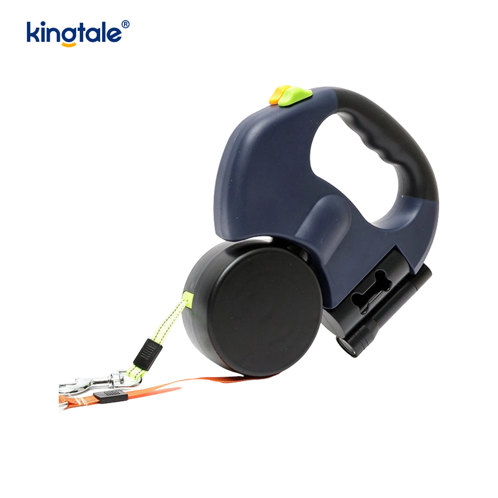 LED 조명이 장착된 360도 개폐식 이중 가죽 끈